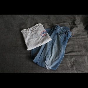 American Eagle jeggings.